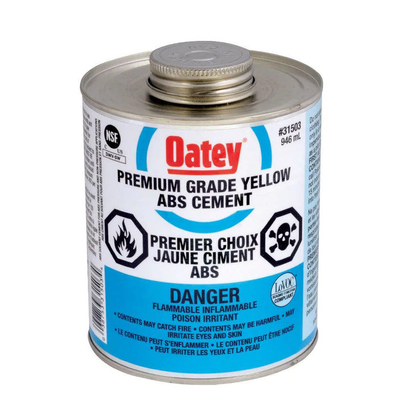 Oatey 946 Ml Abs Cement Yellow (C)
