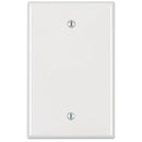 1-Gang Midway Nylon Blank wall plate, in White