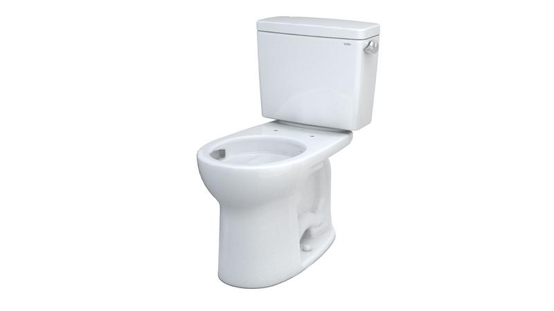 TOTO CST776CEF(R)(G) DRAKE® TWO-PIECE TOILET, 1.28 GPF, ELONGATED BOWL - UNIVERSAL HEIGHT