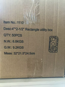 Box 1.88 Inches Deep, 14 Cubic Inches, With Knockout