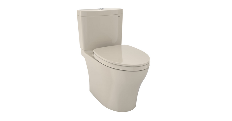 TOTO MS446124CUMF AQUIA® IV TWO-PIECE TOILET - 1.0 GPF & 0.8 GPF, UNIVERSAL HEIGHT - WASHLET+ CONNECTION