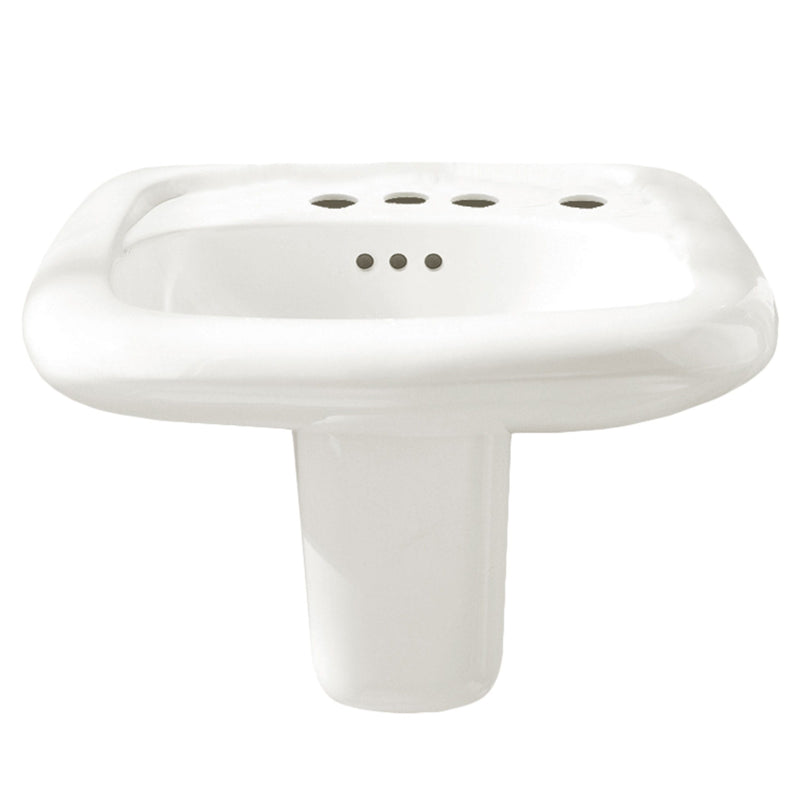 Murro™ Wall-Hung EverClean® Sink With 4-Inch Centerset and Extra Right-Hand Hole