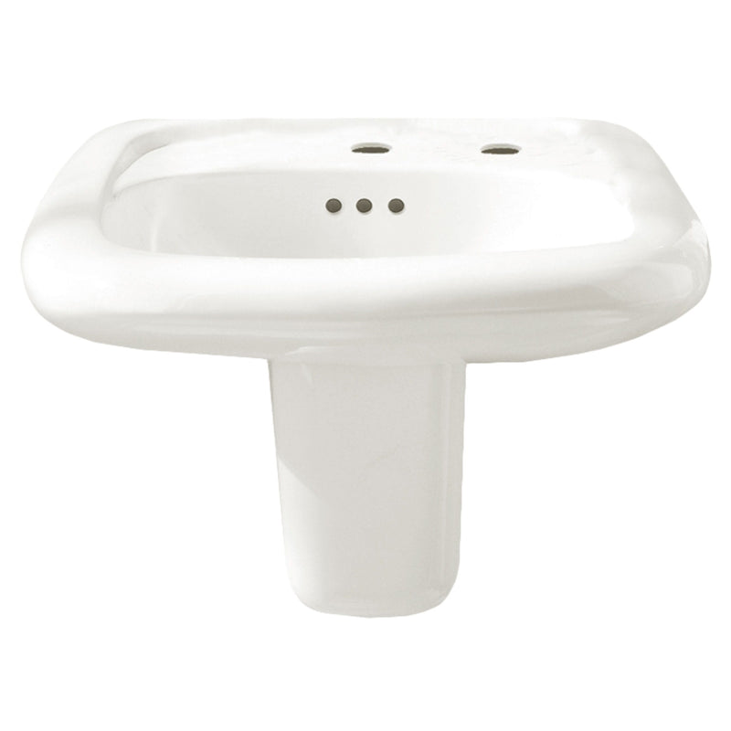 Murro™ Wall-Hung EverClean® Sink With Center Hole Only and Extra Right-Hand Hole