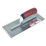 Tooltech Trowel Notched 11in x 4 1/2in Red Handle