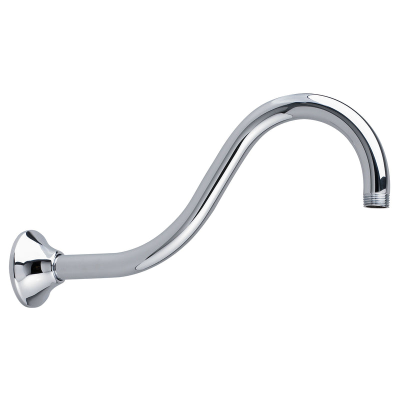 Rain 12-Inch Wall Mount Shepherd's Hook Rain Showerhead Arm