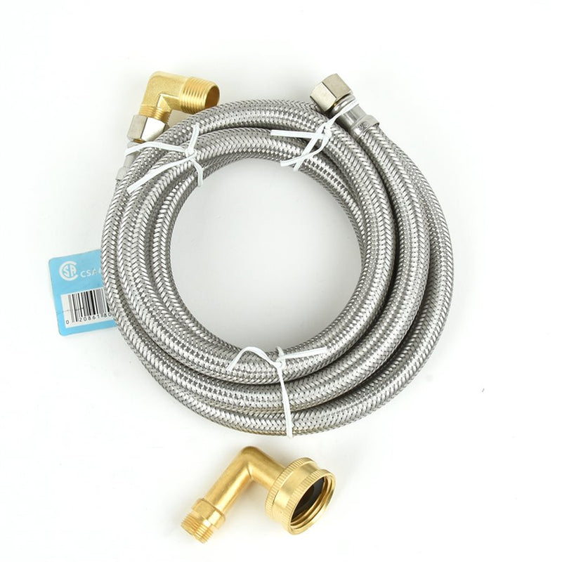 StreamWay Flex Connector SS 3/8 in Comp x 3/8in MP 72in Dishwasher