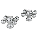 Grohe 18731000 SEABURY CROSS HANDLES, PAIR GROHE CHROME