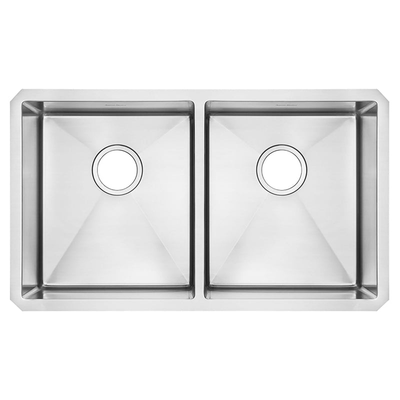 Pekoe 29 x 18-Inch Stainless Steel Undermount Double Bowl Kitchen Sink