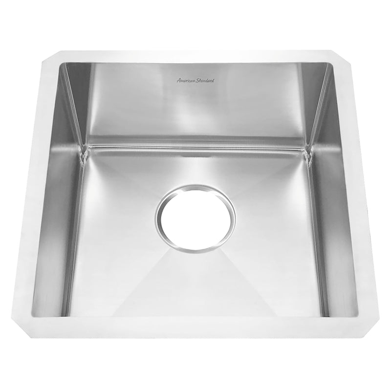 Pekoe® 17 x 17-Inch Stainless Steel Undermount Single Bowl Kitchen Sink