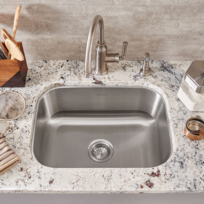 Portsmouth® 23 x 18-Inch Stainless Steel Undermount Single Bowl Kitchen Sink