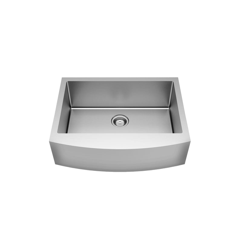 Pekoe® 33 x 22-Inch Stainless Steel Single-Bowl Farmhouse Apron Front Kitchen Sink
