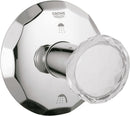 Grohe 19271vp0 KENSINGTON 2-WAY DIV. TRIM, ROUND HDL GROHE CHROME SWAROWSKI CRYSTAL