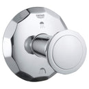 Grohe 19271vp0 KENSINGTON 2-WAY DIV. TRIM, ROUND HDL GROHE CHROME SWAROWSKI CRYSTAL
