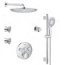 Grohe 34753000 SMARTCONTROL ROUND TF THM SHW KIT GROHE CHROME