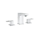 Grohe 2037000a EUROCUBE 2HDL BASIN 3-H M-SIZE US GROHE CHROME