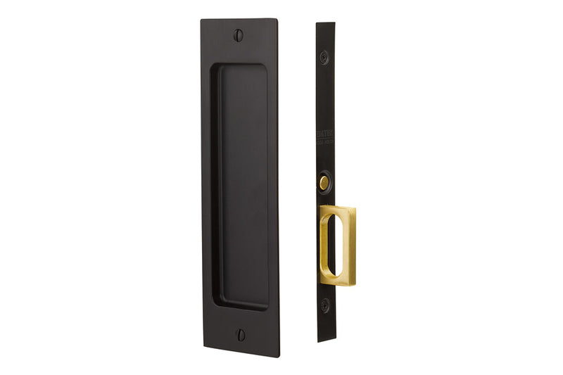 EMTEK Rustic Modern Rectangular Pocket Door Mortise