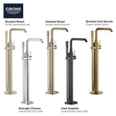 Grohe 2349100a ESSENCE NEW OHM BATH FREEST. U-SPOUT - C CHROME