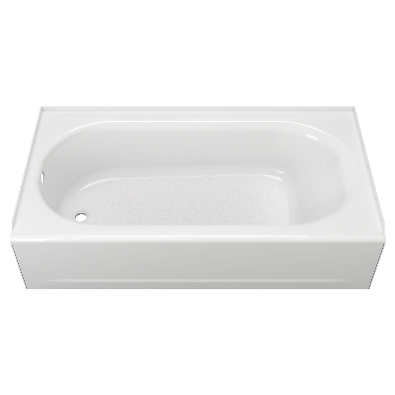 Princeton® Americast® 60 x 34-Inch Integral Apron Bathtub Above Floor Rough Left-Hand Outlet with Luxury Ledge