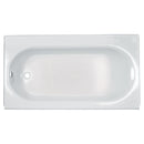 Princeton® Americast® 60 x 34-Inch Integral Apron Bathtub Above Floor Rough Left-Hand Outlet with Luxury Ledge