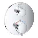 Grohe 24107000 GROHTHERM ROUND SINGLE FUNC THM TRIM GROHE CHROME