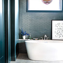 Coastal™ Serin™ 68 x 31-Inch Freestanding Bathtub Center Drain With Integrated Overflow