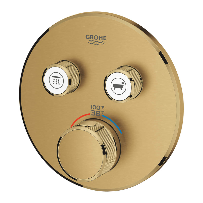 Grohe 29137000 GRT SMARTCONTROL THM TRIM ROUND 2SC US GROHE CHROME