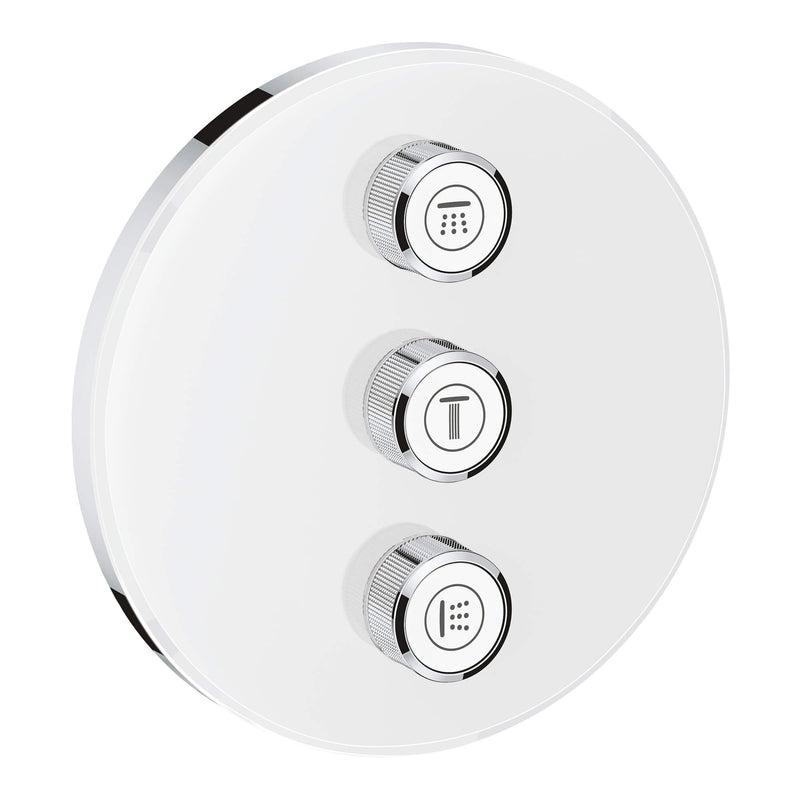 Grohe 29152ls0 GRT SMARTCONTROL CONC. VALVE ROUND 3SC GROHE MOON WHITE