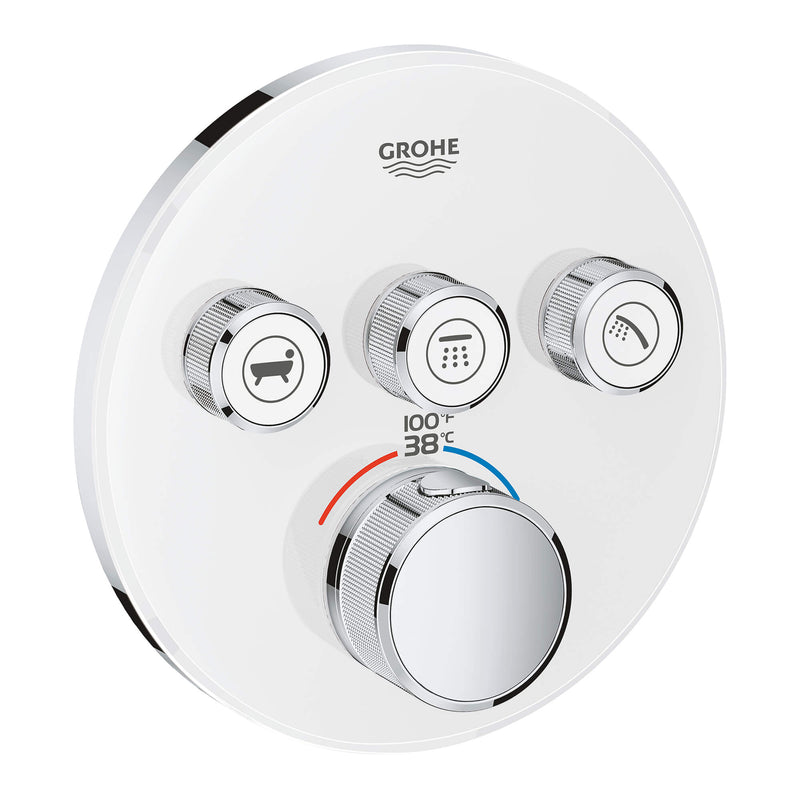 Grohe 29161ls0 GRT SMARTCONTROL THM TRIM ROUND 3SC US GROHE MOON WHITE