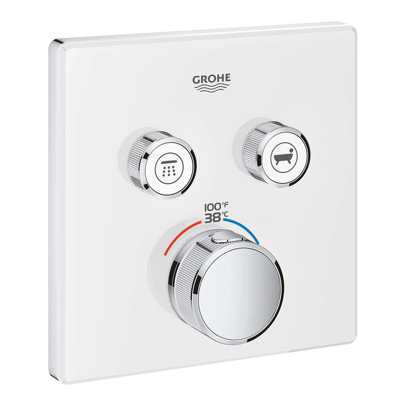 Grohe 29164ls0 GRT SMARTCONTROL THM TRIM SQUARE 2SC US GROHE MOON WHITE
