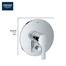 Grohe 29168001 LINEARE NEW PBV TRIM BATH CONC US GROHE CHROME