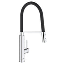 Grohe 31492000 CONCETTO SEMI-PRO KITCHEN US, BLACK HOSE GROHE CHROME