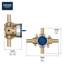 35113000 GROHSAFE™ 3.0  PRESSURE BALANCE ROUGH-IN VALVE