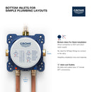 Grohe 35601000 GROHE SMARTBOX US GROHE NO FINISH