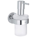 Grohe 40448001 ESSENTIALS SOAP DISPENSER W/HOLDER GROHE CHROME