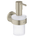 Grohe 40448001 ESSENTIALS SOAP DISPENSER W/HOLDER GROHE CHROME