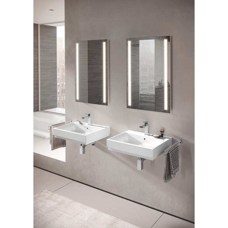 Grohe 40624001 ESSENTIALS CUBE DOUBLE TOWEL BAR GROHE CHROME