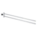 Grohe 40624001 ESSENTIALS CUBE DOUBLE TOWEL BAR GROHE CHROME