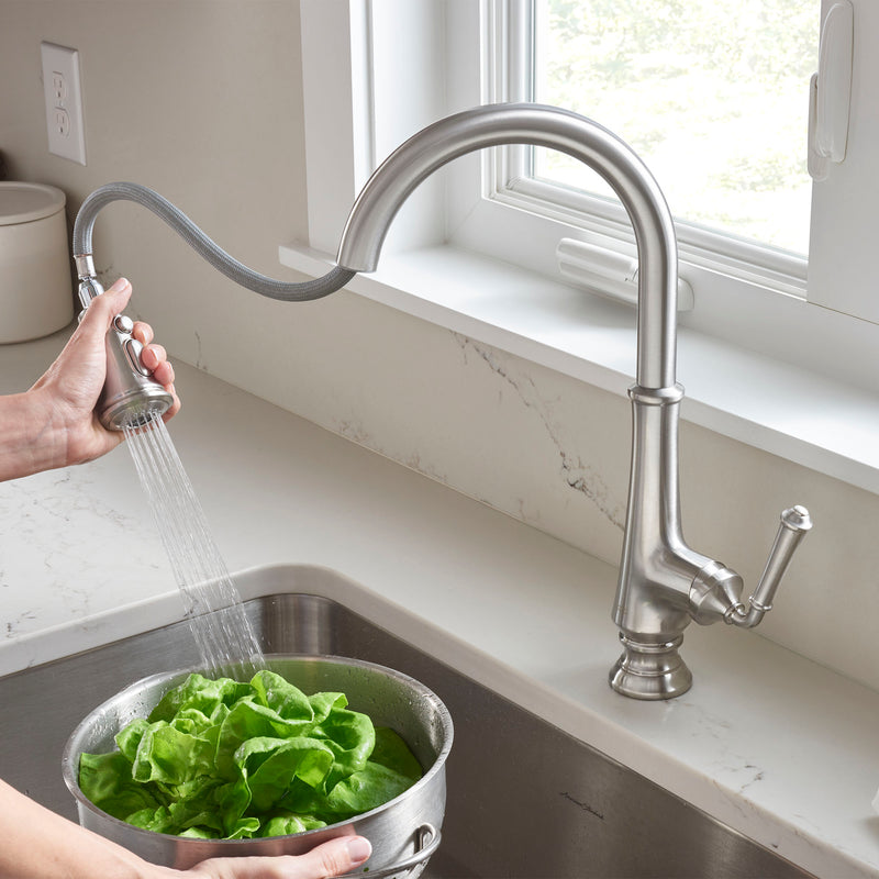 Delancey® Single-Handle Pull-Down Dual Spray Function Kitchen Faucet 1.5 gpm/5.7 L/min