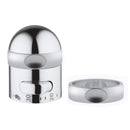 Grohe 47544ip0 TEMPERATURE CONTROL HANDLE GROHE CHROME/MATTE CHROME