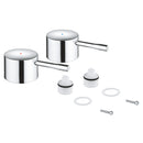 Grohe 48330000 ESSENCE NEW PAIR OF HANDLES BLUE/RED GROHE CHROME