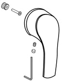 Grohe 49156000 EUROSMART PBV TRIM LEVER GROHE CHROME