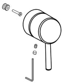 Grohe 49158000 CONCETTO PBV TRIM LEVER GROHE CHROME