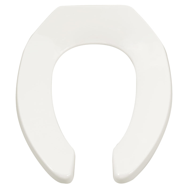 Commercial Heavy Duty Open Front Elongated Toilet Seat with EverClean® Surface