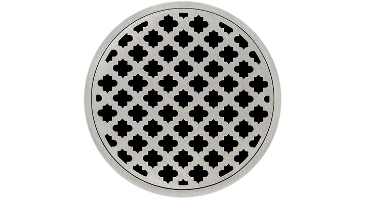 5in Round RMD 5 High Flow Complete Kit with Moor Pattern Decorative Plate, 3in Outlet