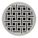 5in Round RVDB 5 Complete Kit with Weave Pattern Decorative Plate, 2in, 3in and 4in Outlet
