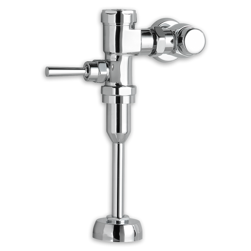 Ultima™ Manual Urinal Flush Valve, Piston-Type, 0.125 gpf/0.5 Lpf