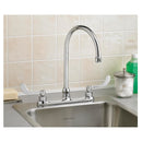 Monterrey® Top Mount Kitchen Faucet With Gooseneck Spout and Wrist Blade Handles 1.5 gpm/5.7 Lpf