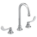 Monterrey® 8-Inch Widespread Gooseneck Faucet With Wrist Blade Handles 1.5 gpm/5.7 Lpm With 3rd Water Inlet