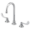Monterrey® 8-Inch Widespread Gooseneck Faucet With Wrist Blade Handles 1.5 gpm/5.7 Lpm With Limited Swivel