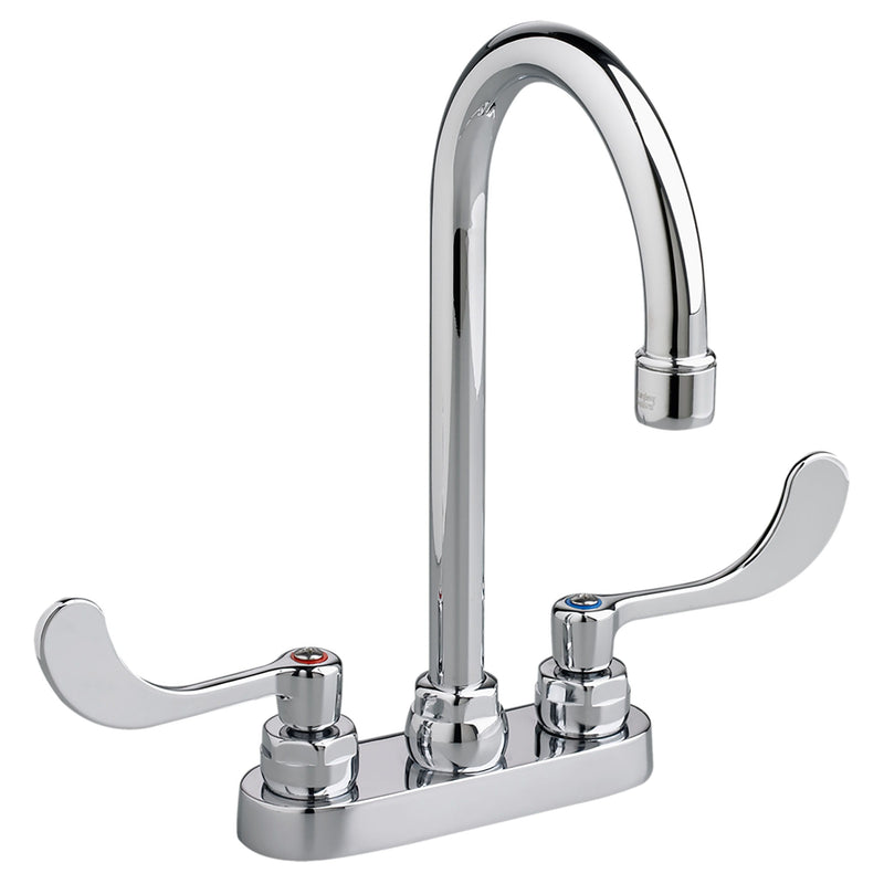 Monterrey® 4-Inch Centerset Gooseneck Faucet With Wrist Blade Handles 0.35 gpm/1.3 Lpm